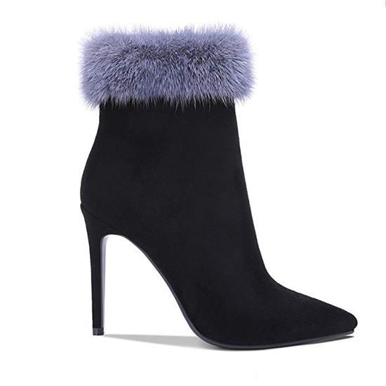 fur topper ankle boots (2)
